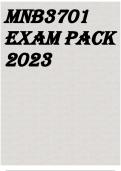 MNB3701 EXAM PACK 2023