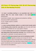 VATI&lowbar;Pharm&comma;&lowbar;Pharmacology&lowbar;2019&lowbar;ATI&comma;&lowbar;RN&lowbar;VATI&lowbar;Pharmacology&lowbar;2019&comma;&lowbar;Pharmacology&period;questions verified with 100&percnt; correct answers