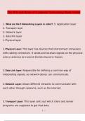 The Bits and Bytes of Computer Networking&period; questions verified with 100&percnt; correct answers