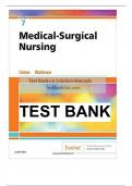 Test Bank for Medical-Surgical Nursing&comma; 7th Edition by Adrianne Dill Linton&comma; Mary Ann Matteson &vert; VERIFIED and COMPLETE