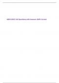 ADEX OSCE 136 Questions with Answers 100&percnt; Correct