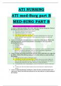 ATI NURSING  ATI med-Surg part B MED-SURG PART B
