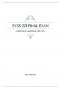 EXSS 221 FINAL EXAM - QUESTIONS & ANSWERS &lpar;SCORED 98&percnt;&rpar; BEST VERSION