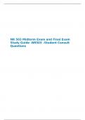 NR 503 Midterm Exam and Final Exam Study Guide -NR503: Student Consult Questions and Answers