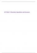 ATI TEAS 7 Chemistry Questions and Answers