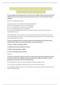 Emergency Nursing Practice Questions and answers latest 2023 graded A