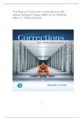 Test Bank for Corrections An Introduction, 6th.