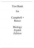 Test Bank for campbell Reel 8th edition