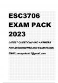 ECS3706 EXAM PACK 2023
