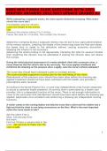 NURS HESI FUNDA EXAM QUESTIONS WITH 100&percnt; VERIFIED ANSWERS 2022&sol;2023 UPDATE GRADED A&plus;