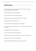 RCIS Study QUESTIONS & ANSWERS 2023 100&percnt; CORRECT