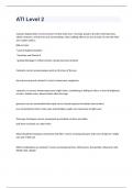 ATI Level 2 exam 2023 with 100&percnt; correct answers