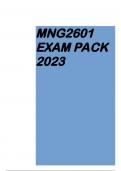 MNG2601 EXAM PACK 2023