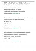 PECT Module 2 PreK-4 Exam 2023 &lpar;verified answers&rpar;