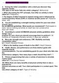 WITS Practice Exam Questions And Answers 2023&sol;W&period;I&period;T&period;S&period; - FINAL EXAM STUDY QUESTIONS&sol;W&period;I&period;T&period;S Personal Trainer Certification&sol;WITS Personal Trainer Practice Test 2&sol;wits study guide practice exams Questions and Answers&sol;Wits personal trainer certification&sol;W&period;I&period;