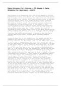 BEST AND EASY  NOTES EVER ON DATA SCIENCE ON INTERNET