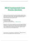 HESI Fundamentals Exam Practice Questions