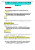NURS PHARMACOLOGY ASSESSMENT 1&2 EXAM QUESTIONS WITH CORRECT ANSWERS 2022&sol;2023 GRADED A&plus;