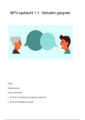 BPV opdracht 1.1: Verbatim gesprek