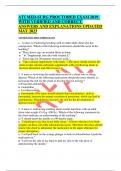 ATI MED-SURG PROCTORED EXAM 2019  WITH VERIFIED AND CORRECT  ANSWERS AND EXPLANATIONS UPDATED  MAY 2023