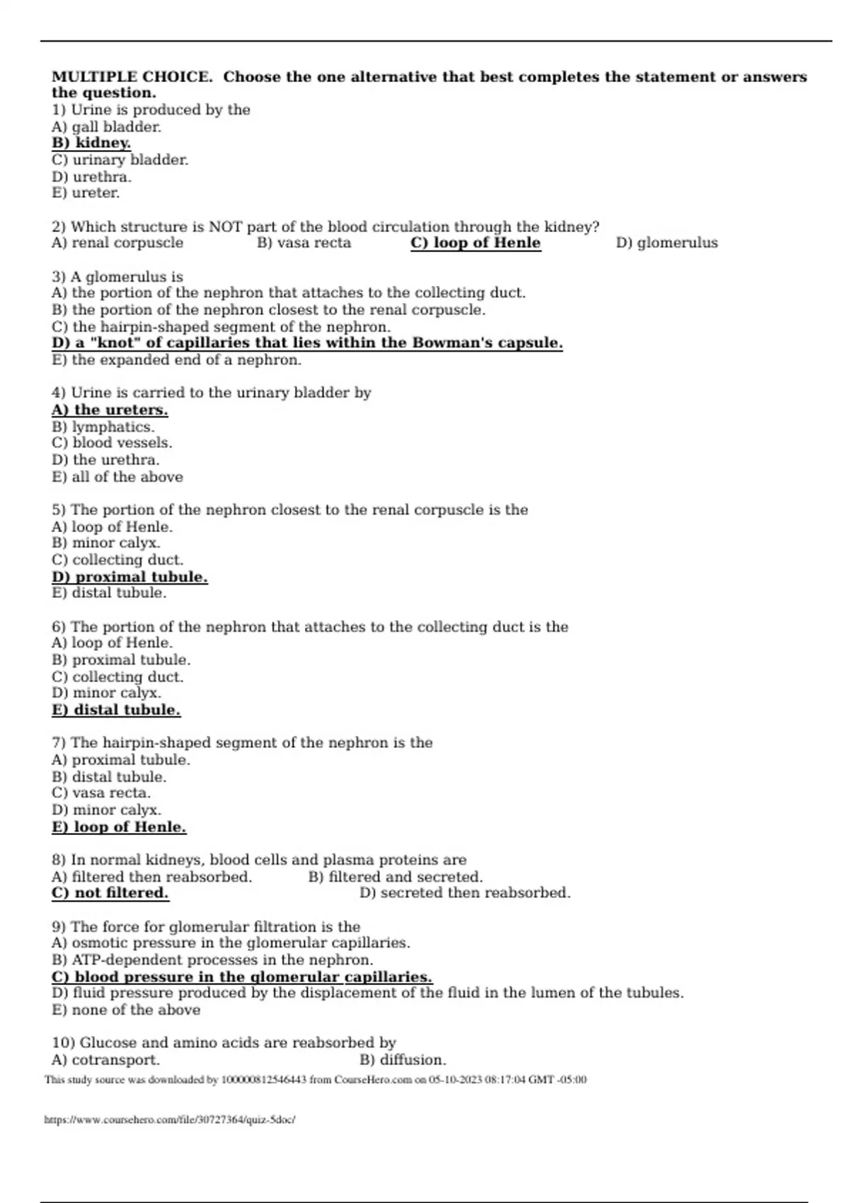 West Coast University, Orange County PHYS 261 quQuestions with 100% ...
