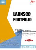 LADNSCC PORTFOLIO ANSWERS For Semester 1 2023 (This is the LATEST) BUY QUALITY  Get that distinction!
