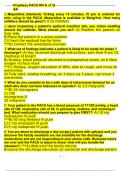 Prophecy health medical surgical RN A Questions With Answers 2022&sol;Prophecy medical surgical-telemetry Questions With Answers 2022&sol;Prophecy PACU RN A v1 Questions And Answers 2022