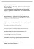 NCLEX-RN EXAM REVIEW &lpar;LATEST 2022&sol;2023&rpar; 100&percnt; CORRECT