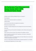 3A Turfgrass Pest Management  Study Guide 2023 100&percnt;  GUARANTEED PASS