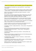 Exam Fx-Property and Casualty Exam&sol;90 Questions