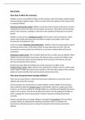 How does Inflation affect the economy summary&period;