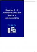 EXAMEN DE CONECTIVIDAD DE RED BÁSICA Y COMUNICACIONES  CISCO