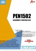 PEN1502 ASSIGNMENT 3 PORTFOLIO ANSWERS For Semester 1 2023 (Question 3) This is the LATEST BUY QUALITY  Get that distinction!