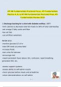 ATI RN Fundamentals Proctored Focus, ATI Fundamentals Practice A, B, & ATI RN Fundamentals Proctored Final, ATI Fundamentals Review 2019