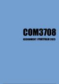 COM3708 Assignment 1 Semester 1 Portfolio 2023