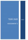 TAM2601 Assessment 2023