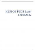 HESI OB PEDS Exam Test BANK