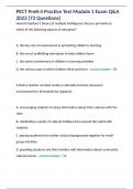 PECT PreK-4 Practice Test Module 1 Exam Q&A 2023 &lpar;73 Questions&rpar;