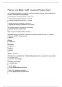 Pearson Vue State Health Insurance Practice Exam