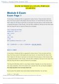 MATH 110 MODULE 6 EXAM&period;&vert; PORTAGE LEARNING