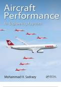 Aircraft Performance And Engineering Approach 1st Edition Sadraey Solutions Manual