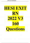 Hesi_exit_rn_exam_2022_v3_real_160_questions_and_answers