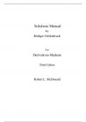 Derivatives Markets 3e Robert McDonald (Solution Manual)