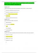 BIOCHEM C785 lipids EXAM QUESTIONS WITH ANSWERS 2022&sol;2023 UPDATE GRADED A&plus;