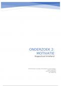 Beroepsproduct motivatieonderzoek mens periode 3