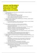 Anatomy and Physiology I Final Exam Study Guide From Exam 1&colon; Lesson 2 &lpar;slides 3-18&comma; 21-31&comma; 35-52&rpar; Introduction