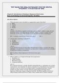 TEST BANK FOR ORAL PATHOLOGY FOR THE DENTAL HYGIENIST 7TH EDITION BY IBSE