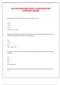 NLN PAX EXAM PREP&colon; MATH 74 QUESTIONS AND ANSWERS&vert;A GRADED