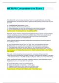 HESI PN Comprehensive Exam 2
