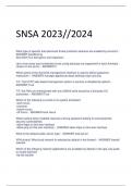 Exam (elaborations) Sonicwal SNSA 